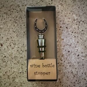 NWT Horse Shoe Horseshoe Wine Bottle Stopper